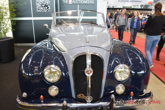 Hotchkiss Anjou 1950-1952 (1950 2050 Worblaufen cabriolet 4d), front view