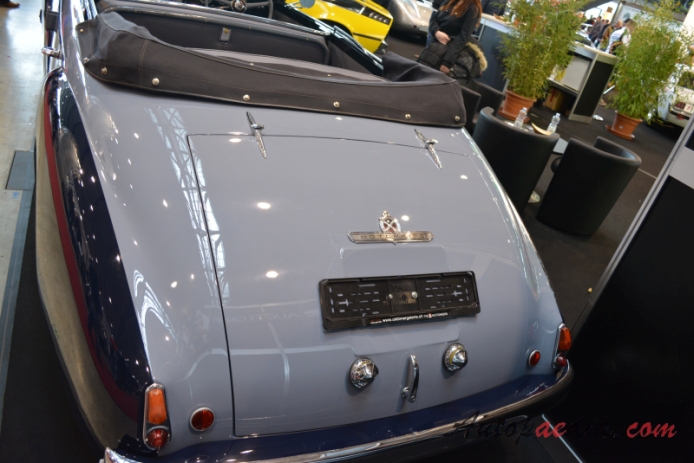 Hotchkiss Anjou 1950-1952 (1950 2050 Worblaufen cabriolet 4d), rear view