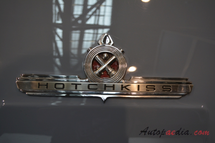 Hotchkiss Anjou 1950-1952 (1950 2050 Worblaufen cabriolet 4d), emblemat tył 