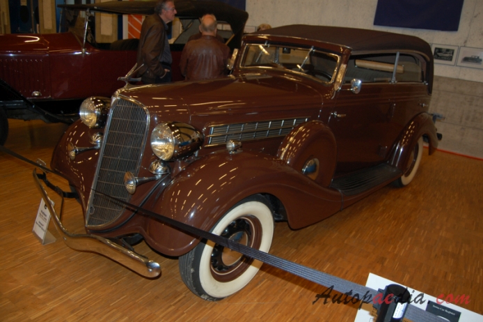 Hudson 1935 (Big Six convertible 2d), left front view
