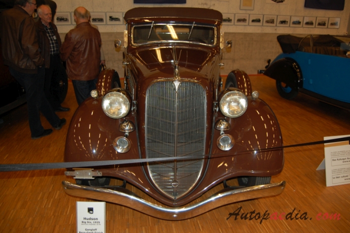 Hudson 1935 (Big Six convertible 2d), przód