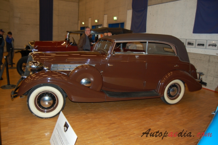 Hudson 1935 (Big Six convertible 2d), left side view