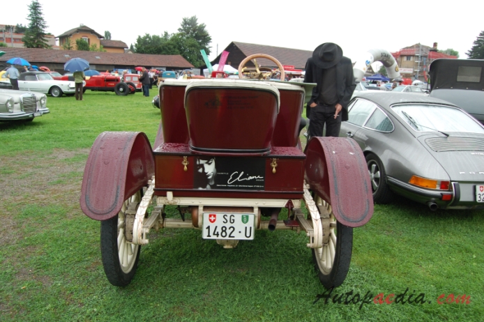 Hudson 30 1909, rear view