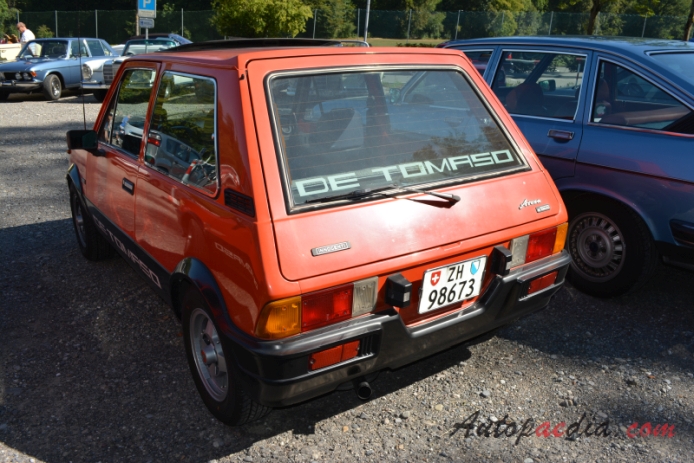 Innocenti Mini de Tomaso 1976-1982 (hatchback 3d),  left rear view