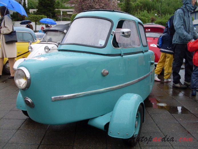 Inter autoscooter 175 A 1954-1956 (1956 Berlina), left front view