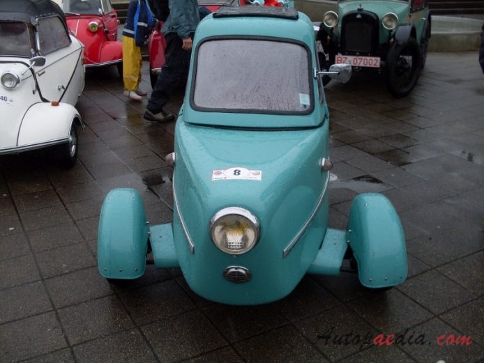 Inter autoscooter 175 A 1954-1956 (1956 Berlina), front view