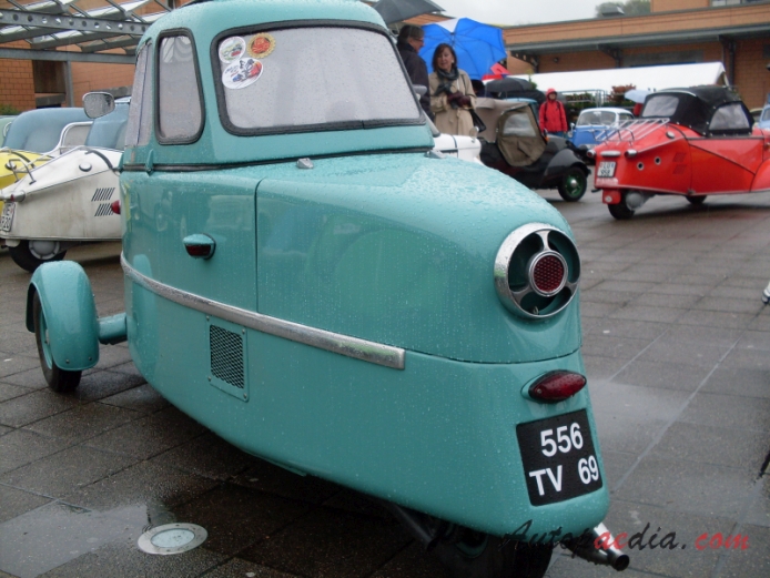 Inter autoscooter 175 A 1954-1956 (1956 Berlina),  left rear view