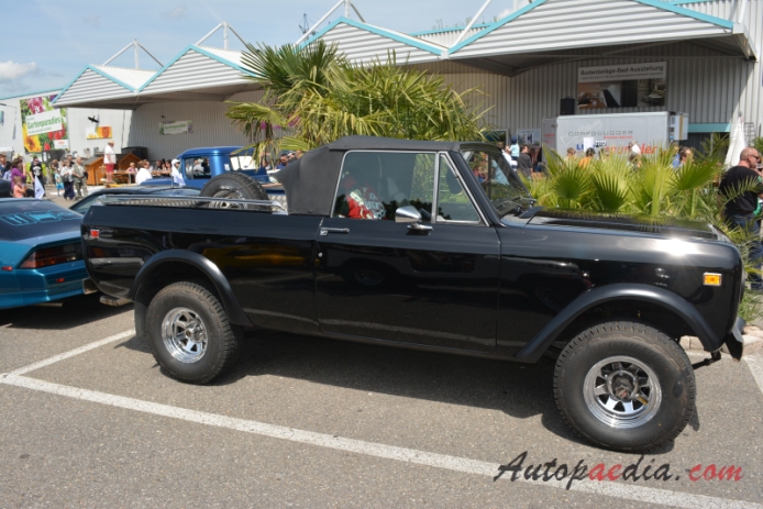 International Harvester Scout II 1971-1980 (pickup 2d), right side view