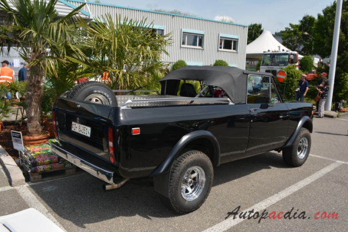 International Harvester Scout II 1971-1980 (pickup 2d), right rear view