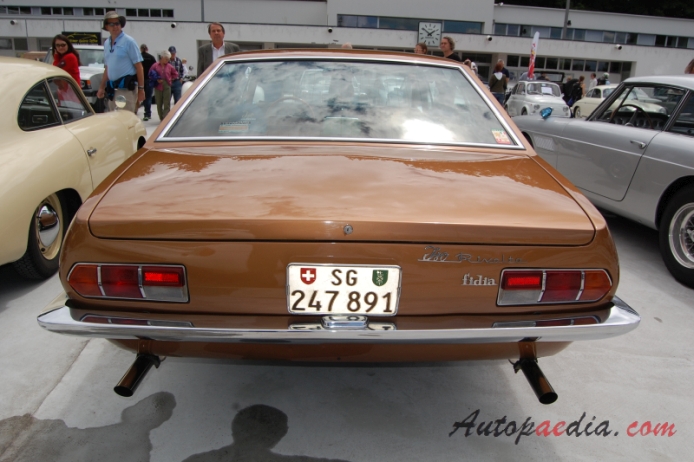 Iso Rivolta Fidia (S4) 1967-1975 (1969 5.4L V8 sedan 4d), tył