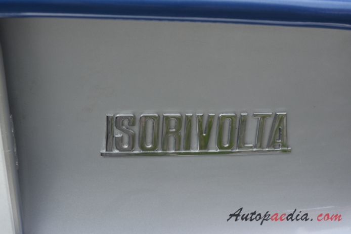 Iso Rivolta Griffo Series 2 1970-1974 (1970-1972 IR-9 Can Am Coupé 2d), emblemat tył 