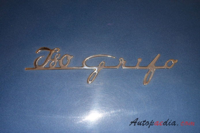 Iso Rivolta Griffo Series 2 1970-1974 (1970-1972 IR-9 Can Am Coupé 2d), rear emblem  