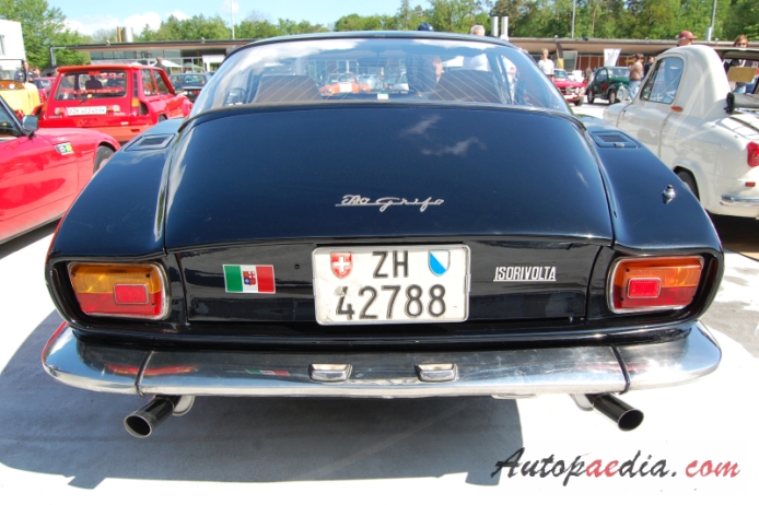 Iso Rivolta Griffo Series 2 1970-1974 (1972-1974 IR-8 Coupé 2d), tył