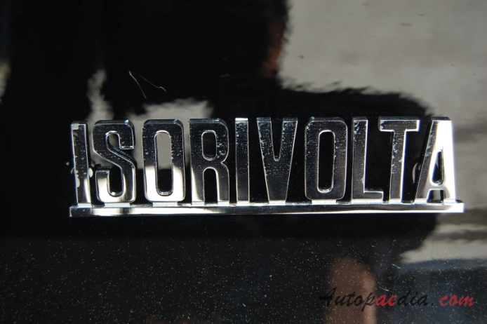 Iso Rivolta Griffo Series 2 1970-1974 (1972-1974 IR-8 Coupé 2d), emblemat tył 