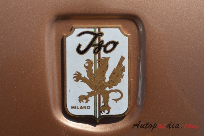 Iso Rivolta Lele 1969-1974 (Coupé 2d), front emblem  