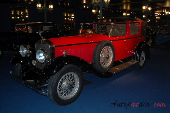 Isotta Fraschini Tipo 8A 1924-1931 (1925 Coupé Chauffeur 4d), lewy przód