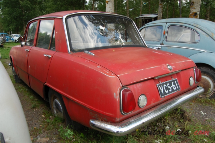 Isuzu Bellett 1963-1973 (1969 1500 sedan 4d),  left rear view