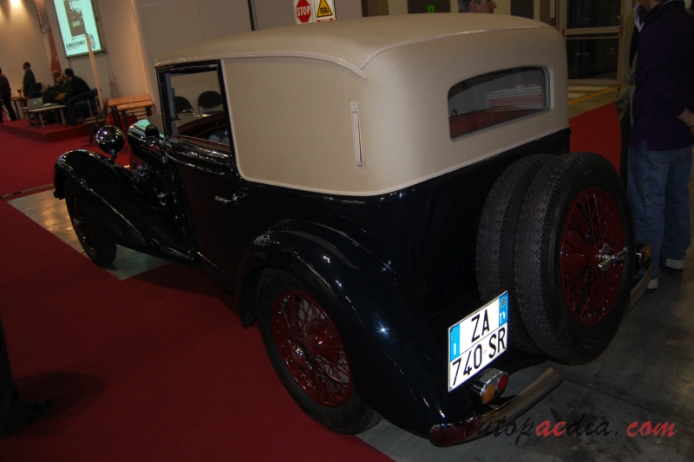Itala 65 Sport Coupé Royale 1932, lewy tył
