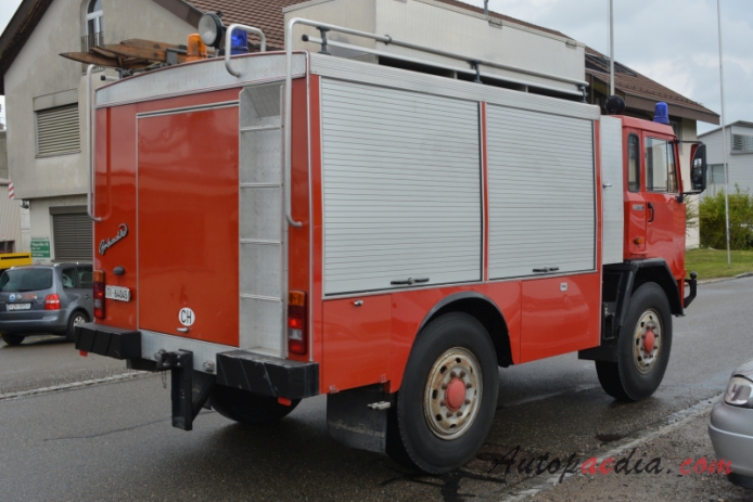 Iveco 65 PC/Iveco 75 PC/Iveco 95 PC 1974-1998 (Saurer OM 75P Brändle 4x4 fire engine), right rear view