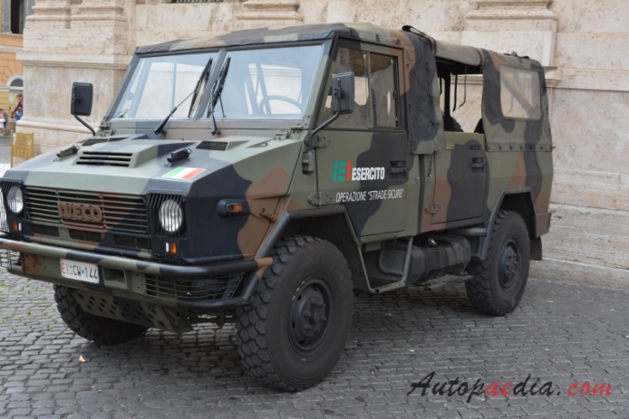 Iveco VM 90 1978-20xx (military truck), left front view