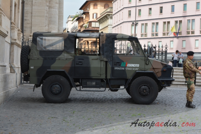 Iveco VM 90 1978-20xx (military truck), right side view