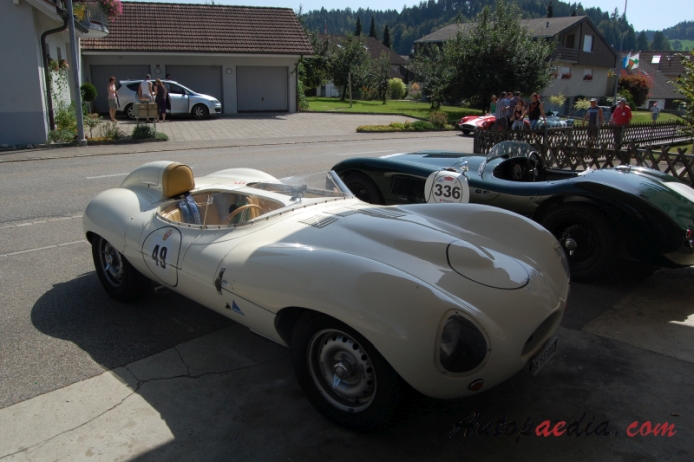 Jaguar D Type 1954-1957 (1955), prawy przód