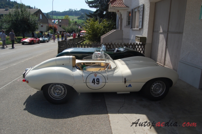 Jaguar D Type 1954-1957 (1955), prawy bok