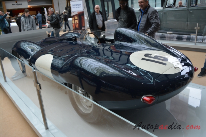 Jaguar D Type 1954-1957 (1955 XKD 539),  left rear view
