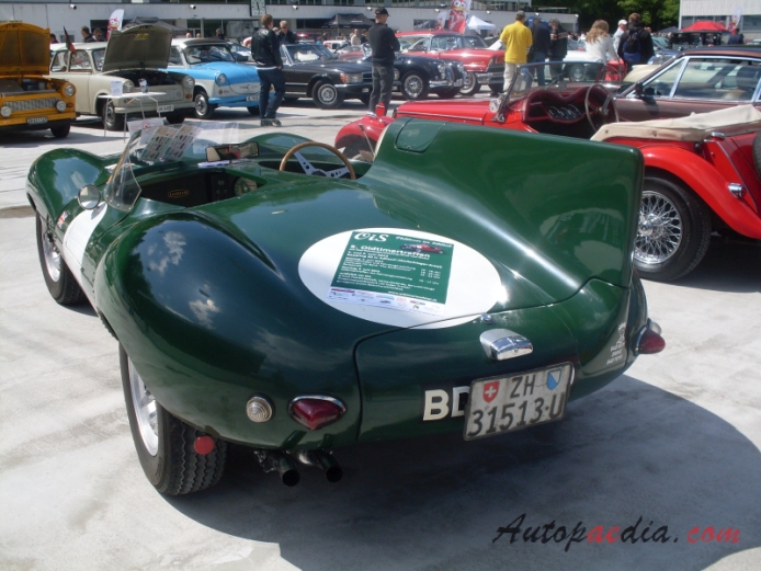 Jaguar D Type 1954-1957 (1956 LeMans), lewy tył