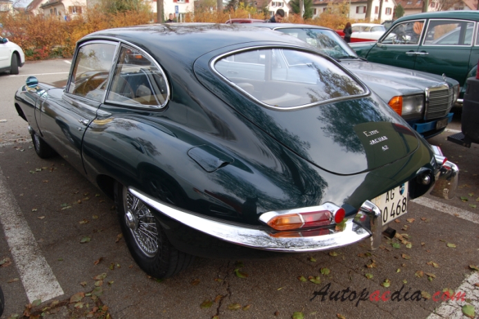Jaguar E-Type Series 1 (XKE) 1961-1968 (1964-1968 Coupé 4.2L), lewy tył