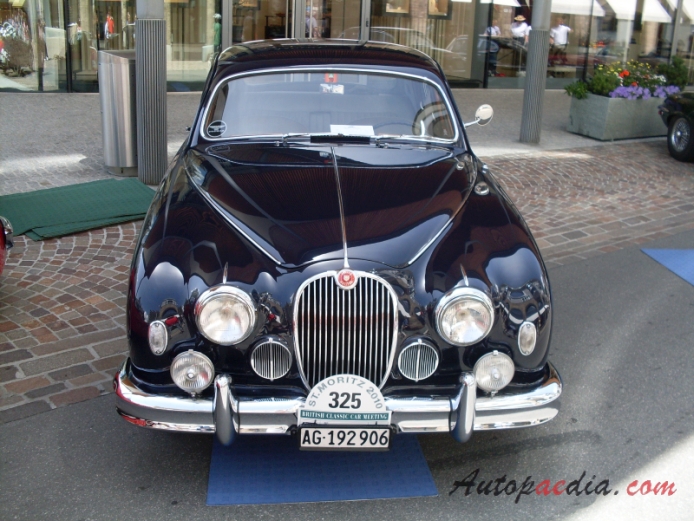 Jaguar Mark I 1955-1959 (1959 3.4L), front view