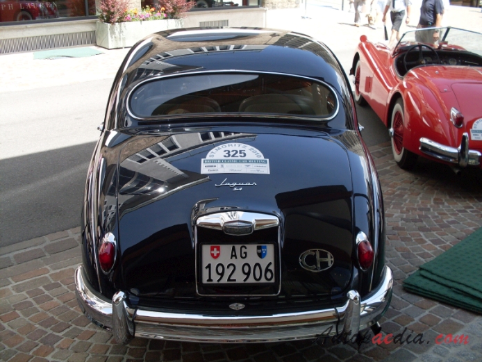 Jaguar Mark I 1955-1959 (1959 3.4L), rear view