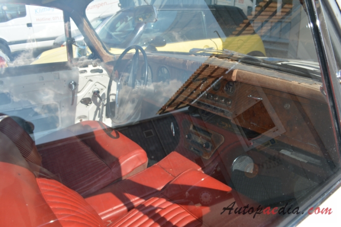 Jaguar Mark X (420G) 1961-1970 (1961-1966 sedan 4d), wnętrze