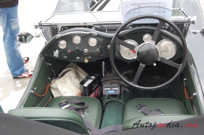 SS Jaguar 100 1936-1940 (1937 roadster 2d), interior