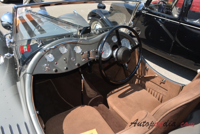 SS Jaguar 100 1936-1940 (1938-1940 roadster 2d), interior