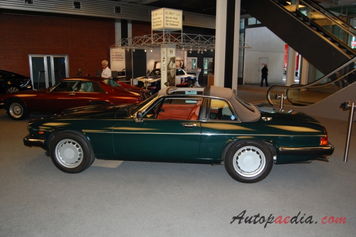 Jaguar XJS 1975-1996 (1987 5.3L SC), left side view