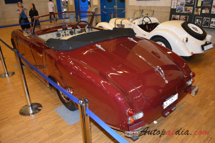 Jaguar XK120 1949-1954 (1951 Beutler cabriolet 2d), lewy tył