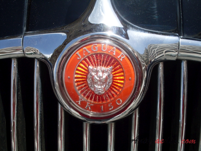 Jaguar XK150 1957-1961 (Drop Head Coupé DHC), front emblem  