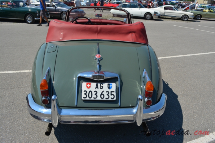 Jaguar XK150 1957-1961 (Drop Head Coupé DHC), rear view