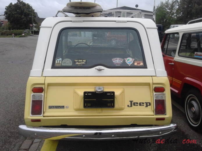 Jeep Commando 1972-1973 (1973 hardtop 3d), tył