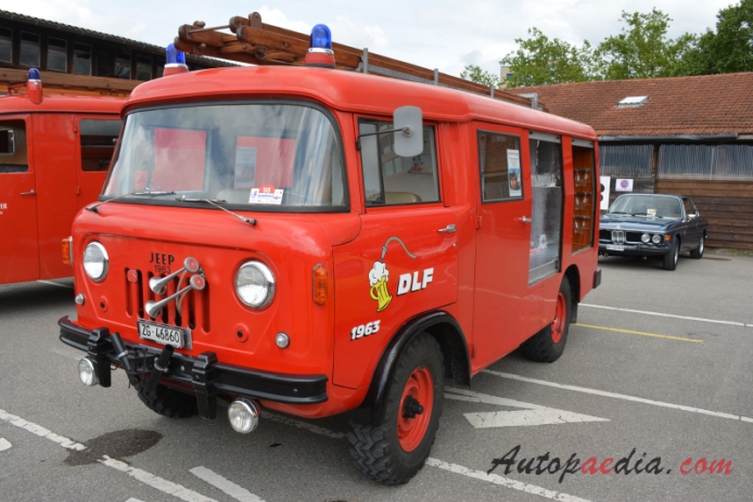Jeep Forward Control 1956-1965 (1963 fire engine), left front view