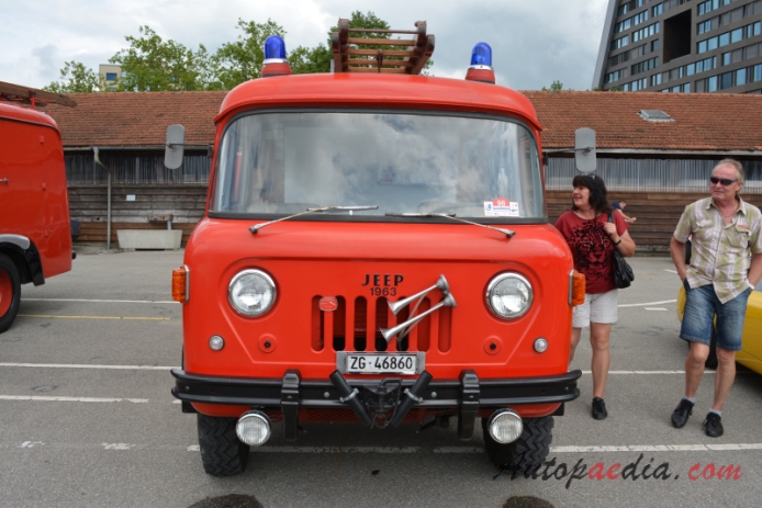 Jeep Forward Control 1956-1965 (1963 fire engine), front view