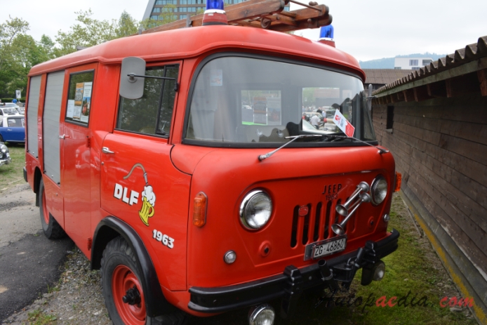 Jeep Forward Control 1956-1965 (1963 fire engine), right front view