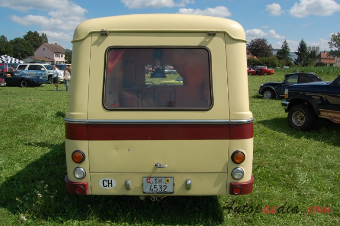 Jeep Gladiator 1st generation 1962-1971 (1968 ambulance), rear view