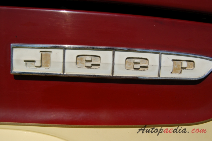 Jeep Gladiator 1st generation 1962-1971 (1968 ambulance), side emblem 