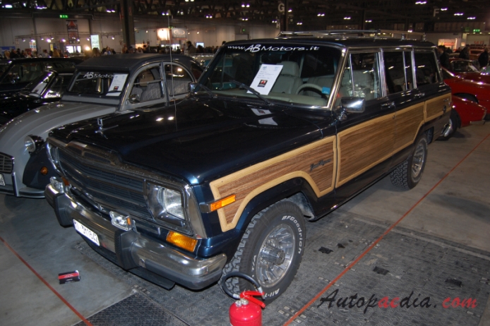 Jeep Wagoneer 1963-1991 (1989 Grand Wagoneer 5.9), left front view