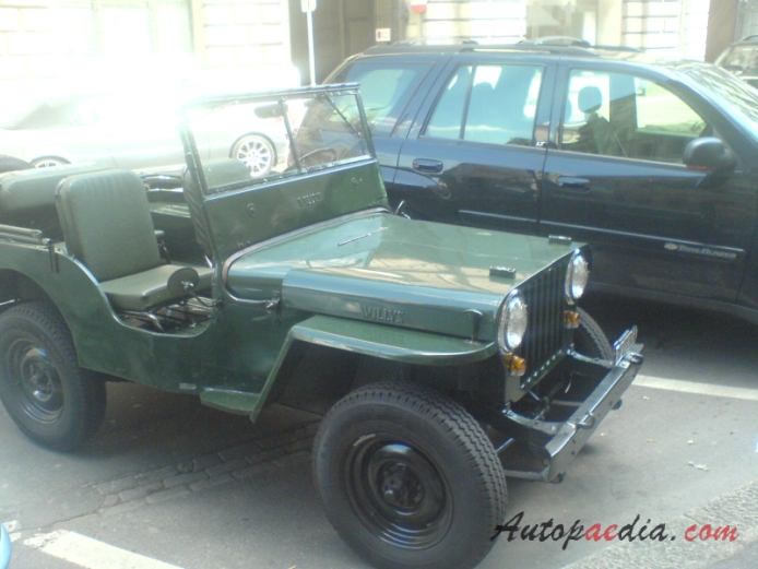Jeep Willys CJ-2A 1945-1949, right front view