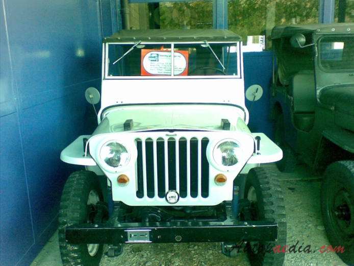 Jeep Willys CJ-2A 1945-1949 (1946), front view