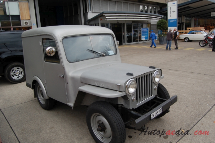 Jeep Willys CJ-2A 1945-1949 (1947 van), right front view