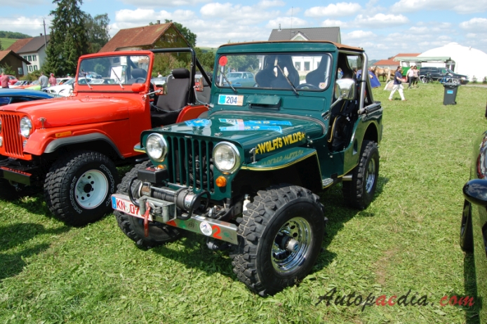 Jeep Willys CJ-3A 1949-1953, lewy przód